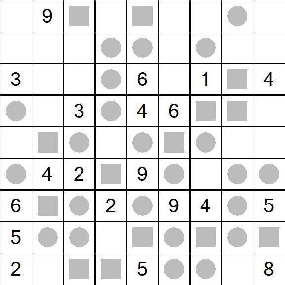 Even-Odd Sudoku - Difficile
