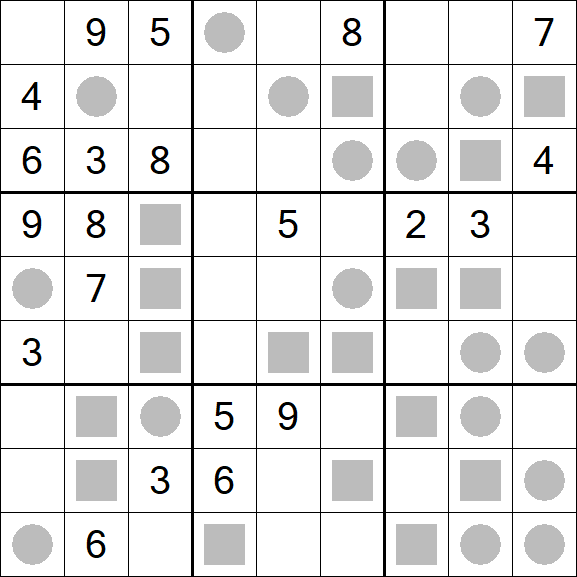 Even-Odd Sudoku - Difficile