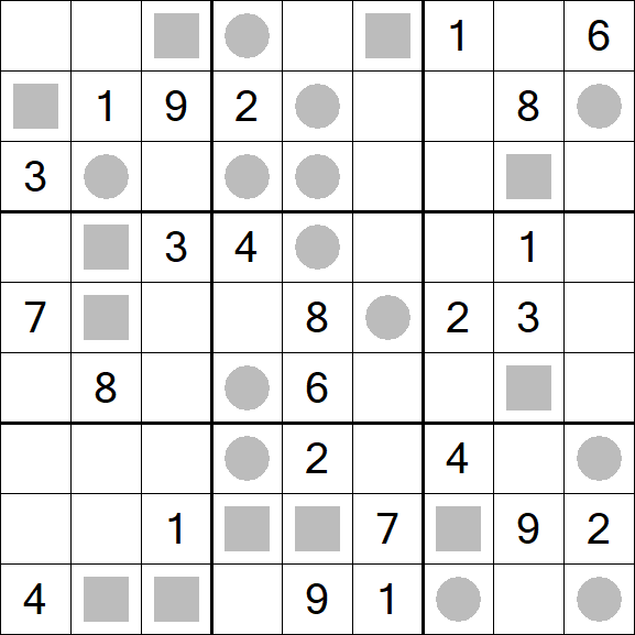 Even-Odd Sudoku - Difficile
