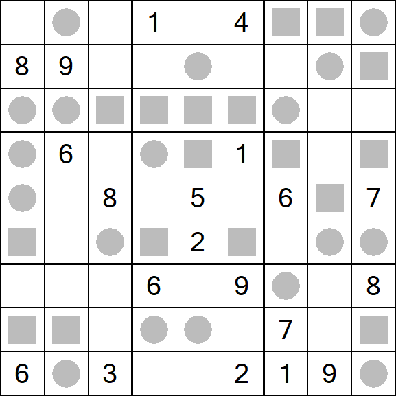 Even-Odd Sudoku - Difficile