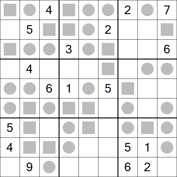 Even-Odd Sudoku - Difficile