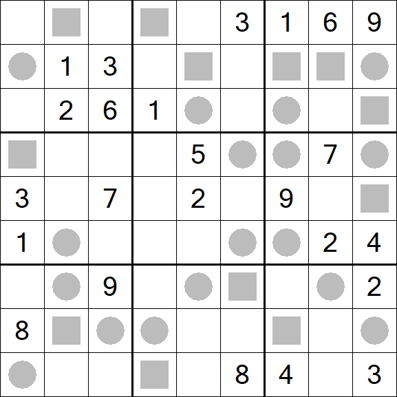 Even-Odd Sudoku - Difficile