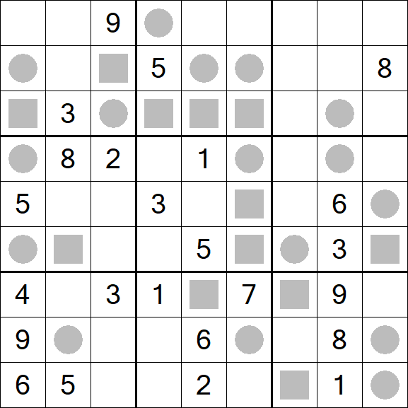Even-Odd Sudoku - Difficile