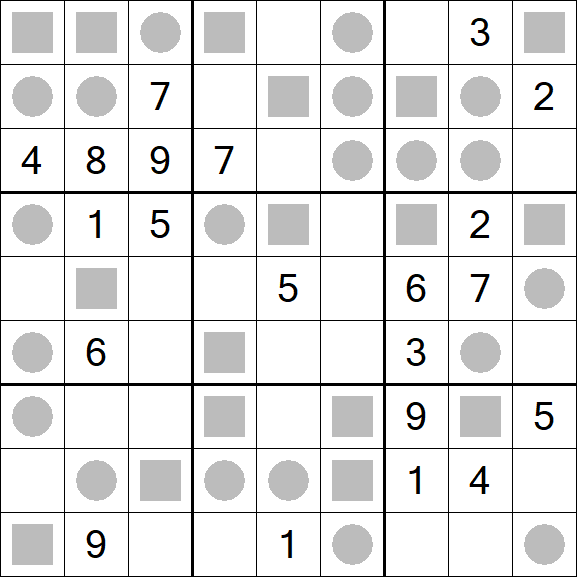 Even-Odd Sudoku - Difficile