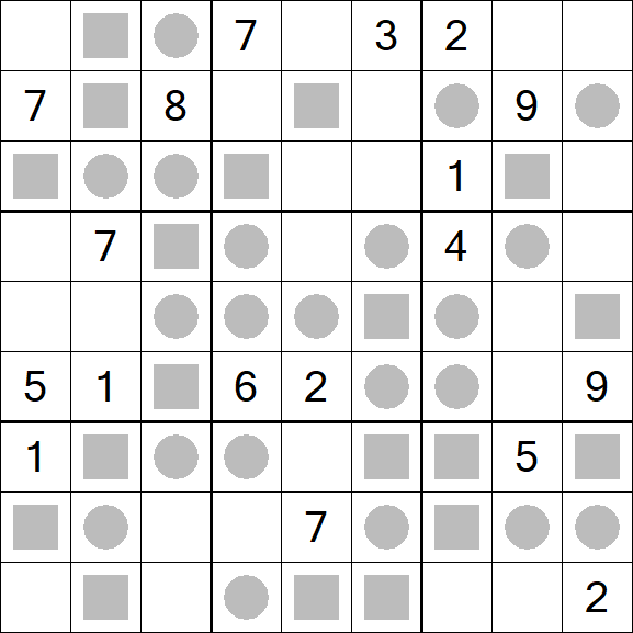 Even-Odd Sudoku - Difficile