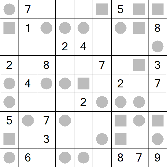 Even-Odd Sudoku - Difficile