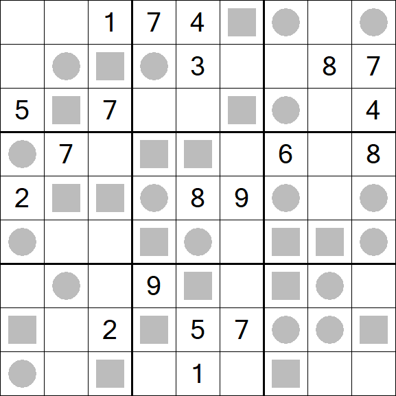 Even-Odd Sudoku - Difícil