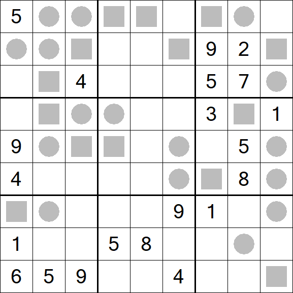 Even-Odd Sudoku - Difícil