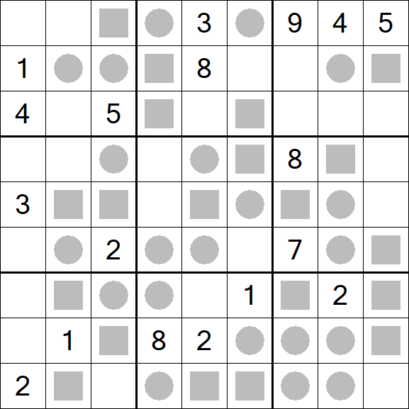 Even-Odd Sudoku - Difícil