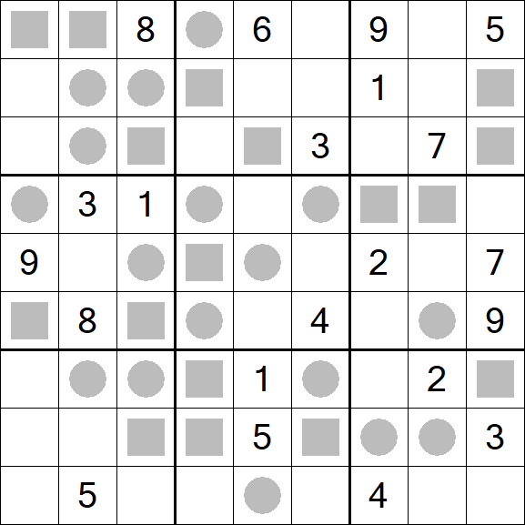 Even-Odd Sudoku - Difícil