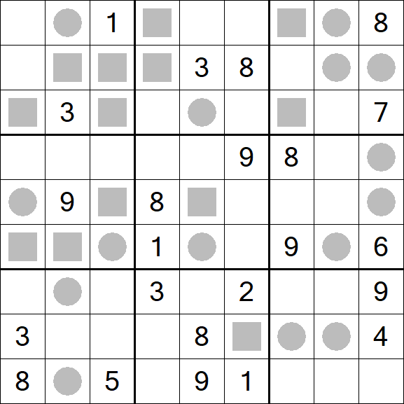 Even-Odd Sudoku - Difícil