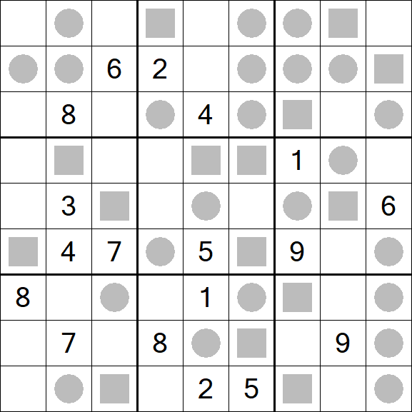 Even-Odd Sudoku - Difícil