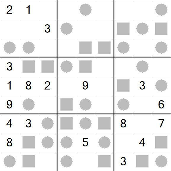 Even-Odd Sudoku - Difícil