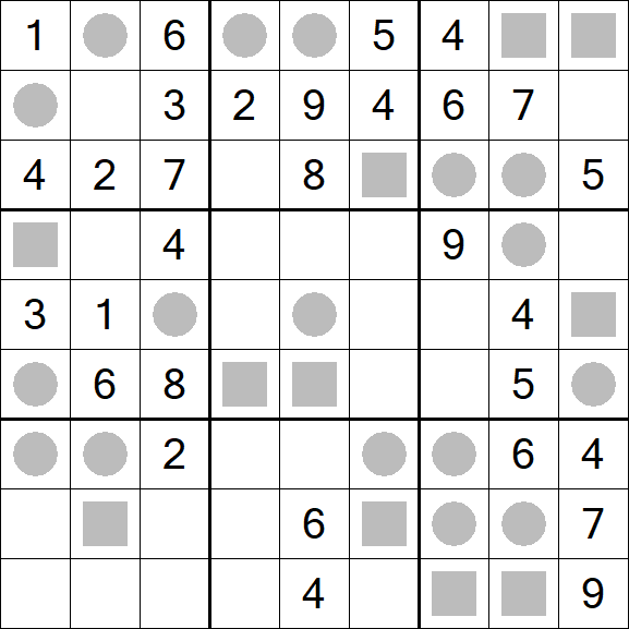 Even-Odd Sudoku - Medium
