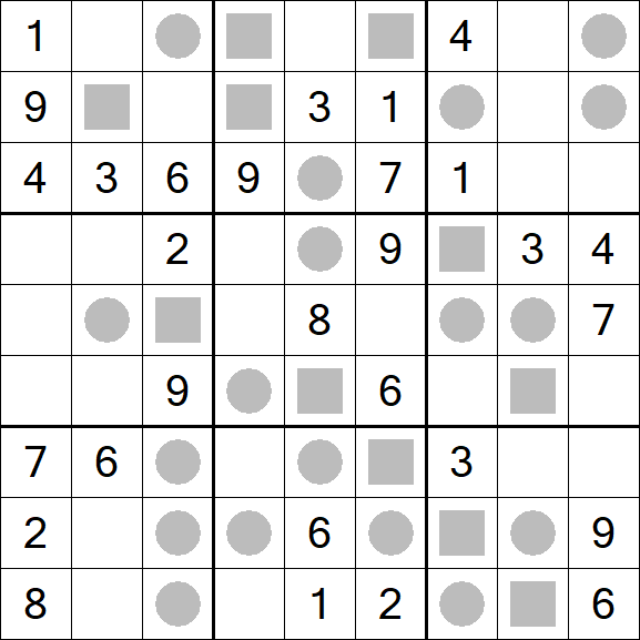 Even-Odd Sudoku - Medium
