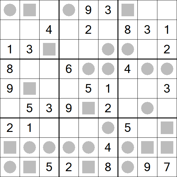 Even-Odd Sudoku - Medium