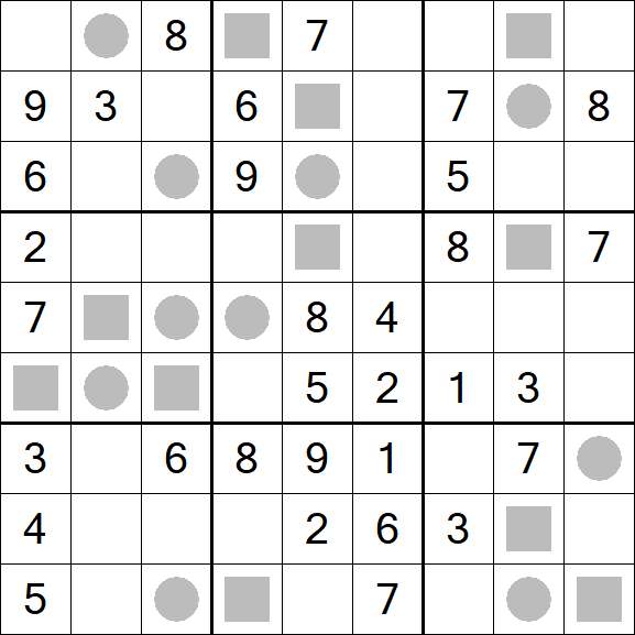 Even-Odd Sudoku - Medium