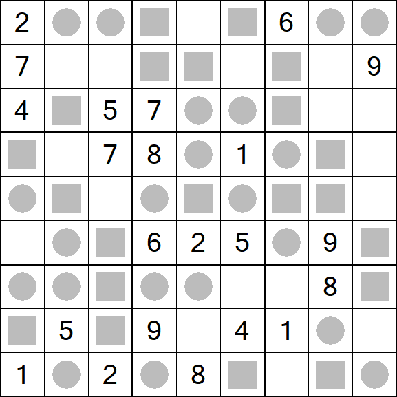 Even-Odd Sudoku - Médio