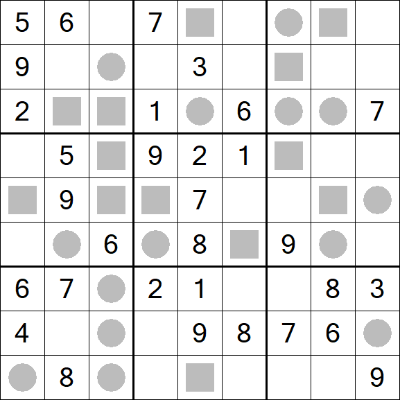 Even-Odd Sudoku - Médio