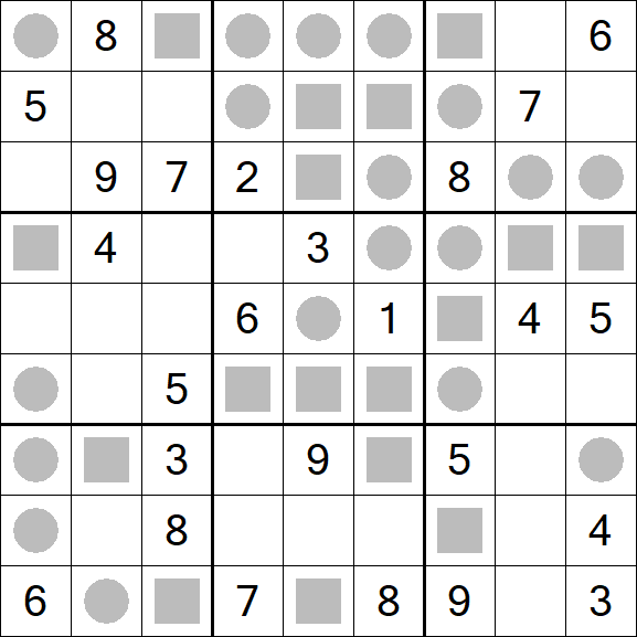Even-Odd Sudoku - Mittel