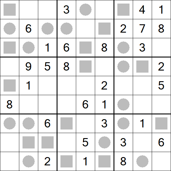 Even-Odd Sudoku - Médio