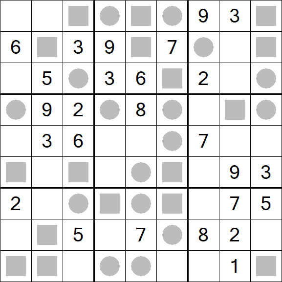 Even-Odd Sudoku - Medium
