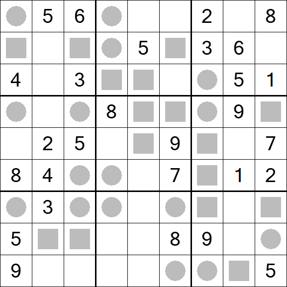Even-Odd Sudoku - Medium