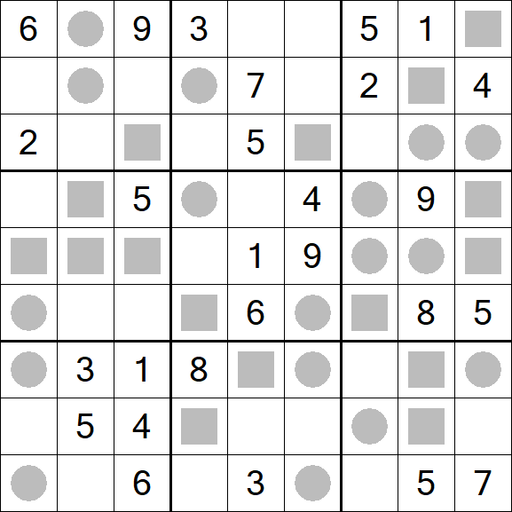 Even-Odd Sudoku - Medium