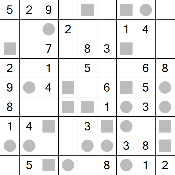 Even-Odd Sudoku - Moyen