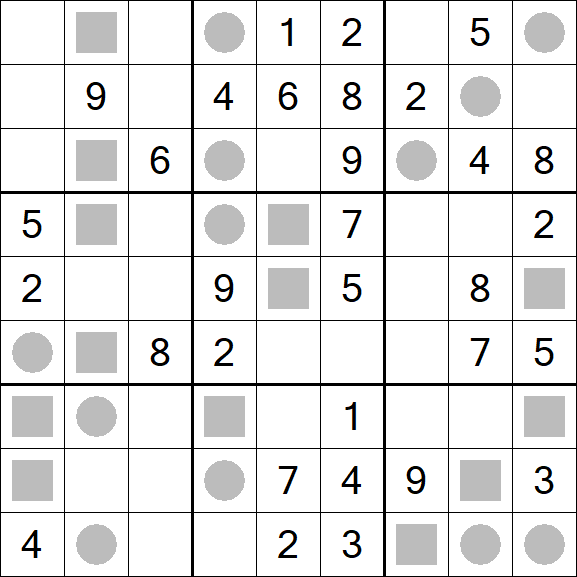 Even-Odd Sudoku - Moyen