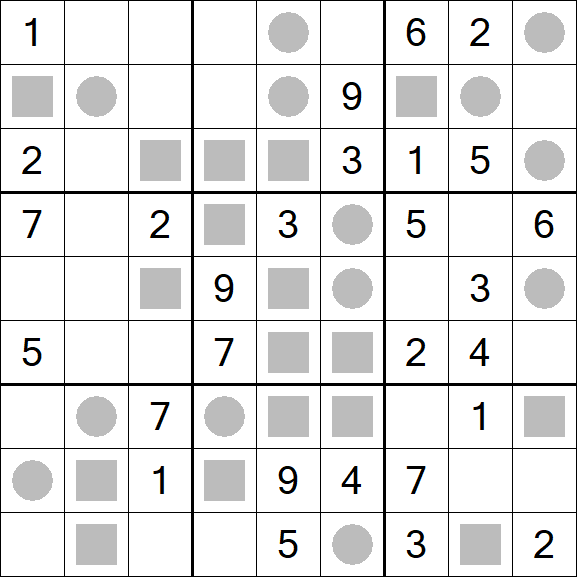 Even-Odd Sudoku - Moyen