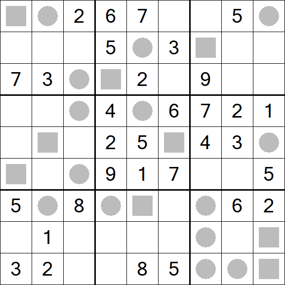 Even-Odd Sudoku - Moyen
