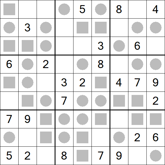 Even-Odd Sudoku - Moyen