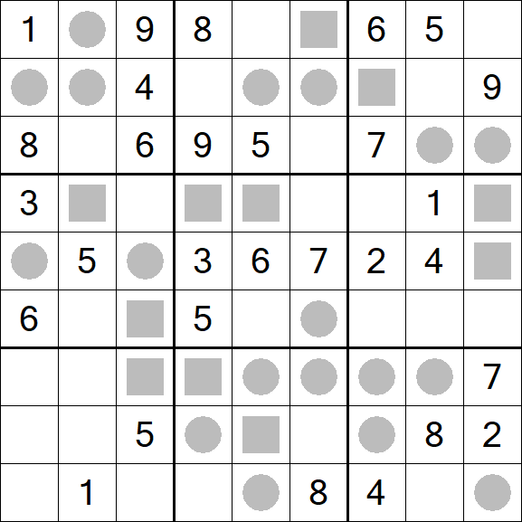 Even-Odd Sudoku - Médio