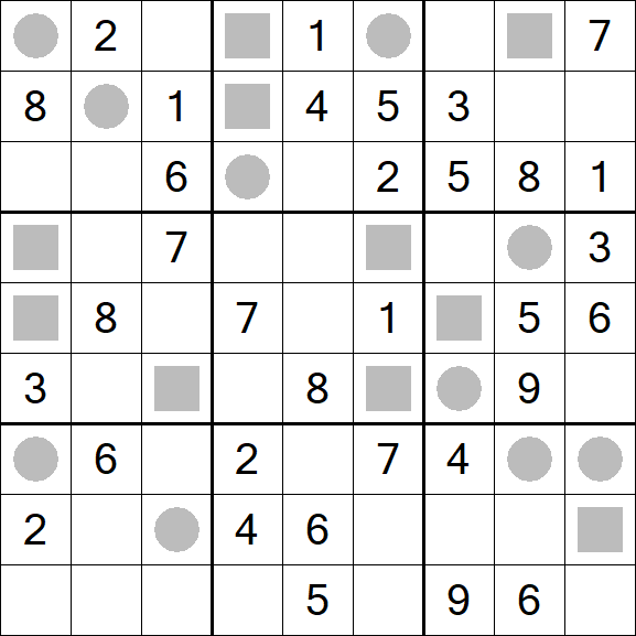 Even-Odd Sudoku - Médio