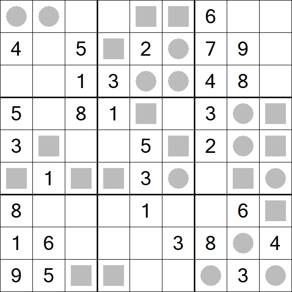 Even-Odd Sudoku - Medio