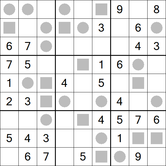 Even-Odd Sudoku - Médio