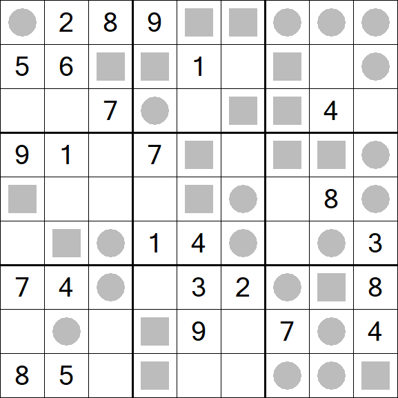 Even-Odd Sudoku - Médio