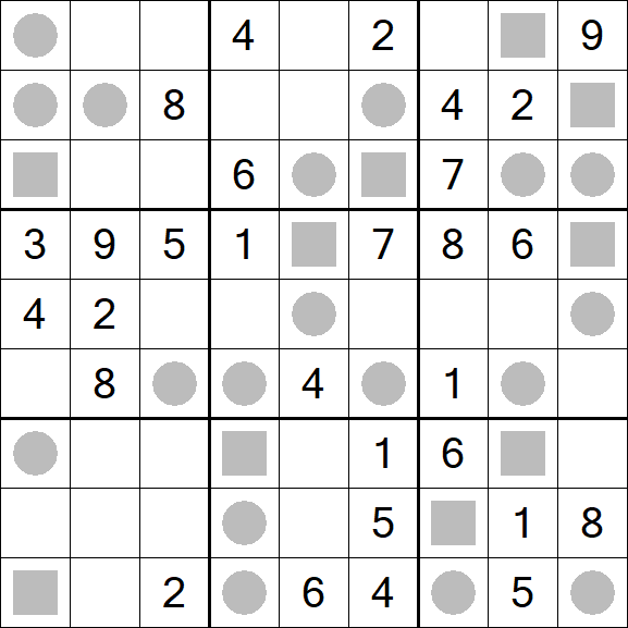 Even-Odd Sudoku - Médio