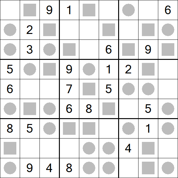 Even-Odd Sudoku - Medio