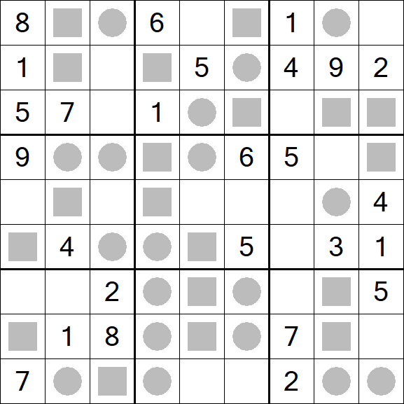 Even-Odd Sudoku - Medio