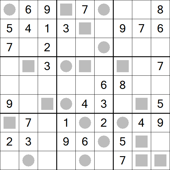 Even-Odd Sudoku - Médio