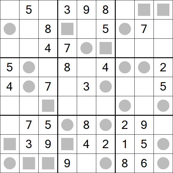 Even-Odd Sudoku - Medio