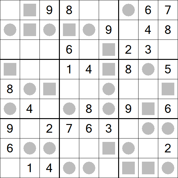 Even-Odd Sudoku - Médio