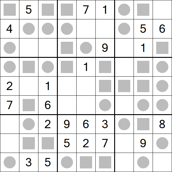 Even-Odd Sudoku - Médio