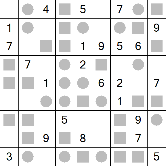 Even-Odd Sudoku - Medium