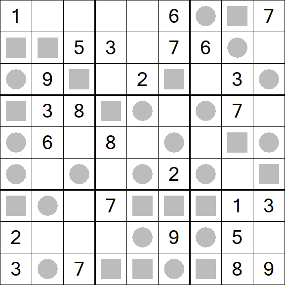 Even-Odd Sudoku - Medium