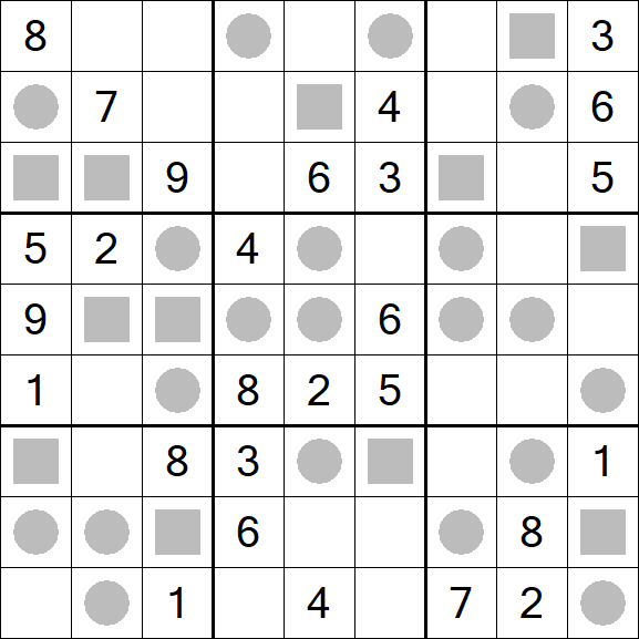 Even-Odd Sudoku - Moyen