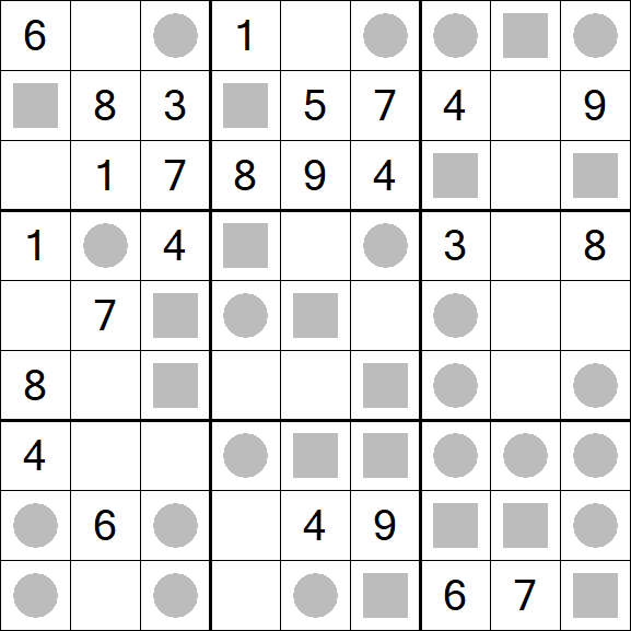 Even-Odd Sudoku - Moyen