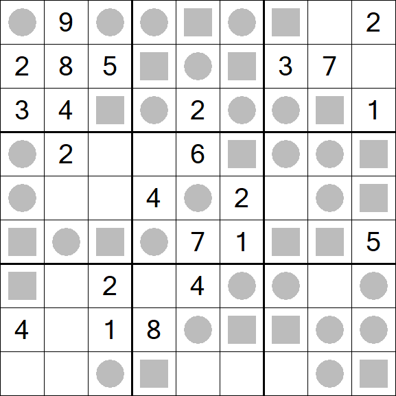 Even-Odd Sudoku - Moyen